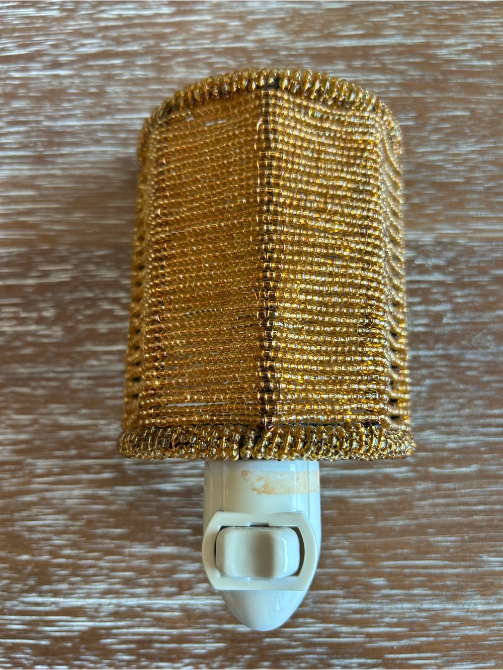 Pottery Barn Beaded Night Light !